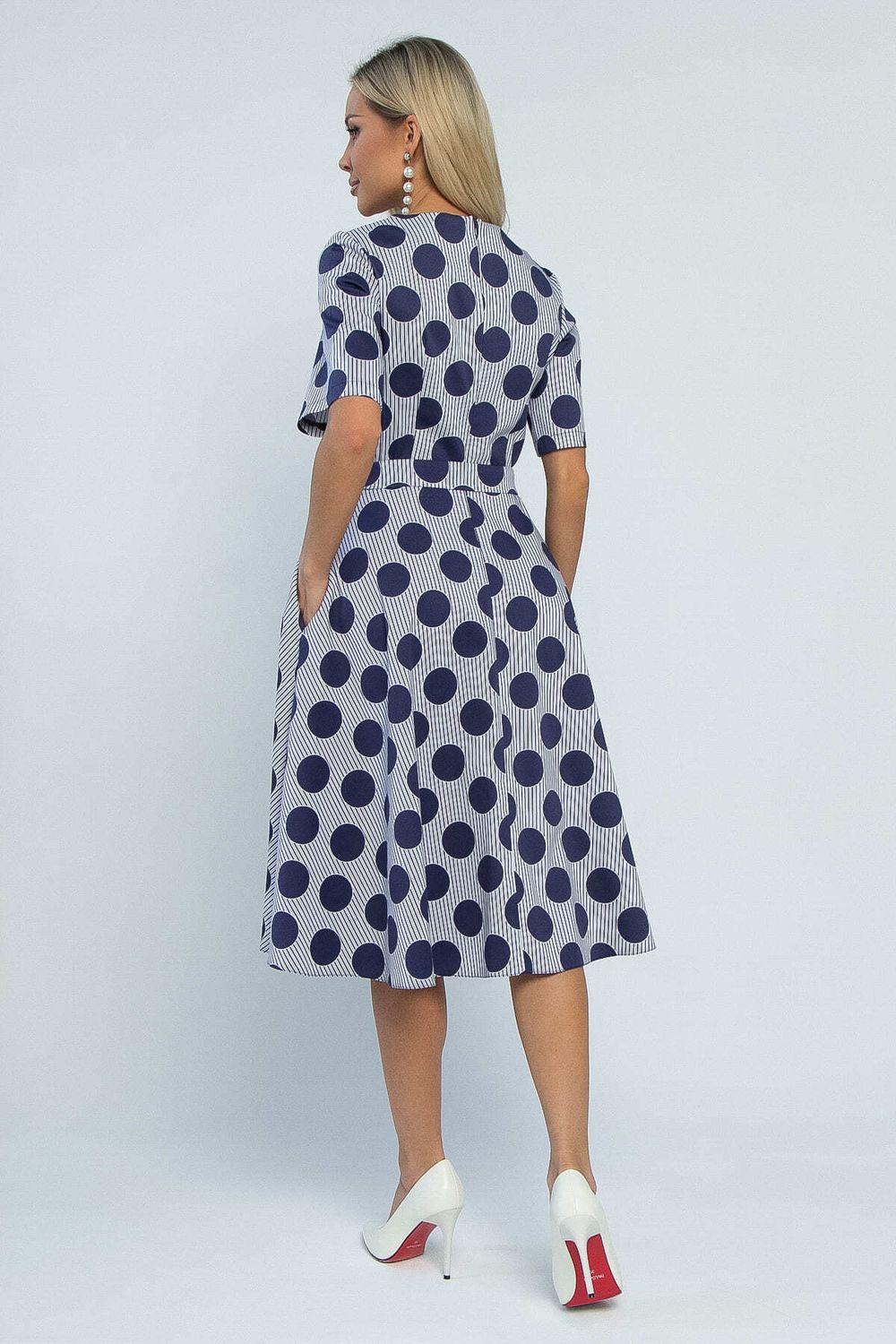 Платье Стиляги (голубое) П13418-16М LT Collection