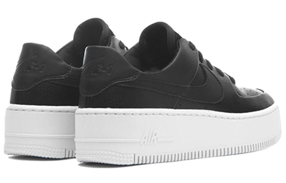 Кроссовки Nike Air Force 1 Low Sage Low Triple Black White (W) (Женская размерная сетка)