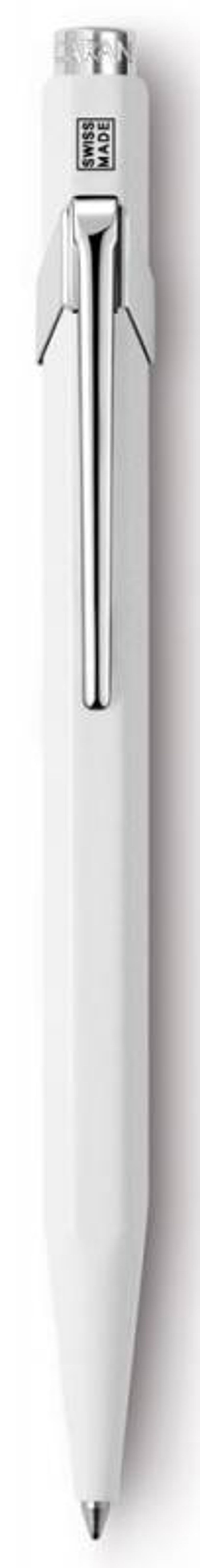 Carandache Office CLASSIC white (M) чернила: синий металл в подарочн (849.001_MTLGB)