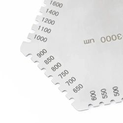 Толщиномер гребенка измерительная толщины мокрого слоя краски 25-3000 В футляре.