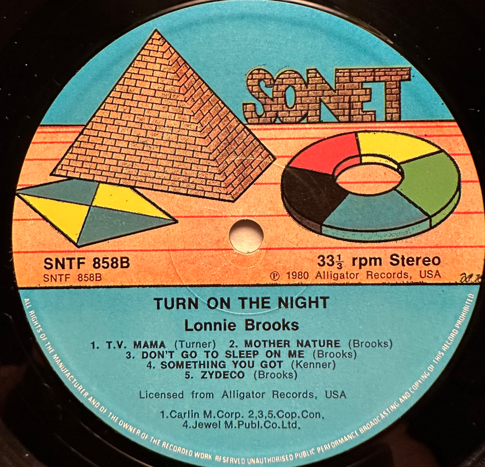 The Lonnie Brooks Band - Turn On The Night (Англия 1980г.)