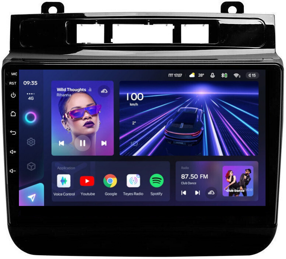 Магнитола для VW Touareg 2010-2018 (RNS850) - Teyes CC3L на Android 10, 8-ядер, CarPlay, 4G SIM-слот