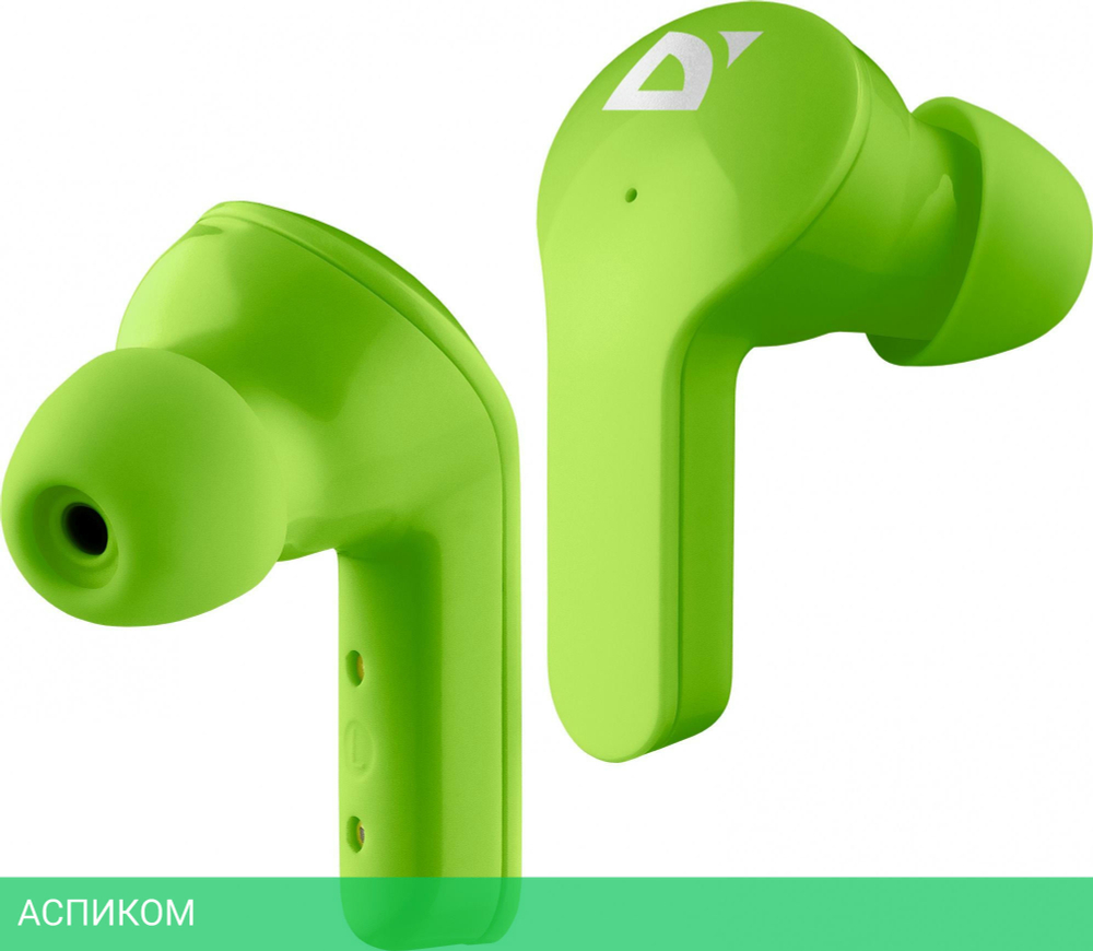 Наушники Defender Twins 916 Green (63917)
