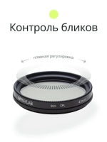 Фильтр поляризационный RayLab CPL Slim 43mm