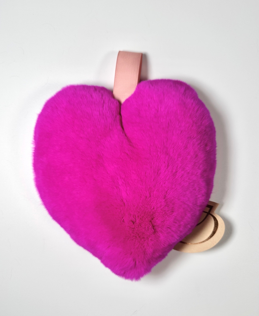 Сердце большое 18 см (фуксия)