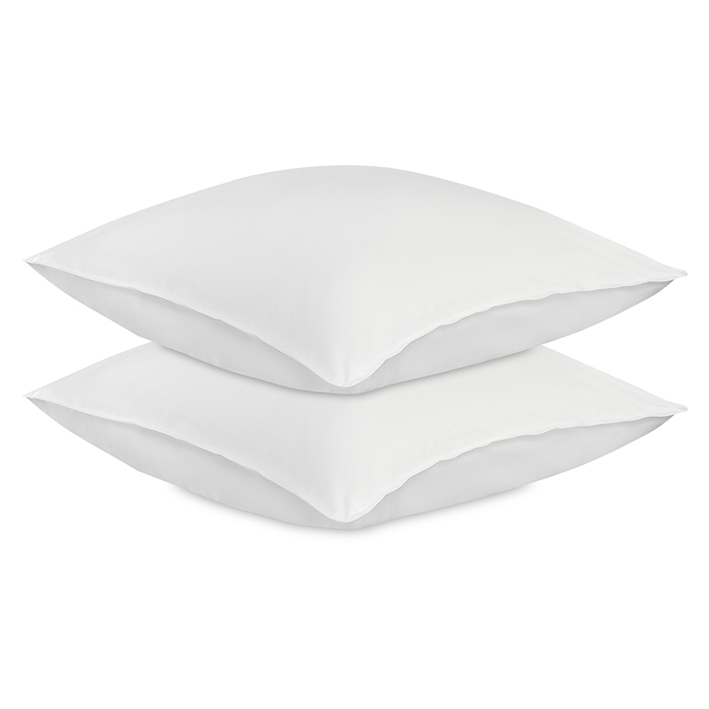 Набор наволочек из плотного сатина белого цвета из коллекции essential, 70х70 см