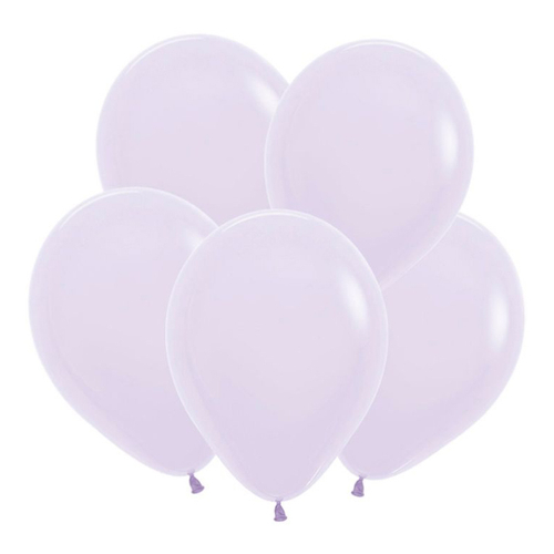 S 18" Матовый Пастель Сиреневый / Lilac / 25 шт.