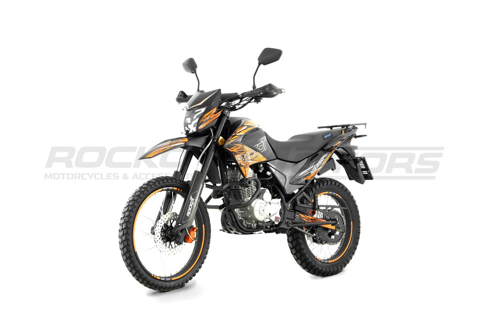 Мотоцикл эндуро ROCKOT XR250 (черный/оранжевый)