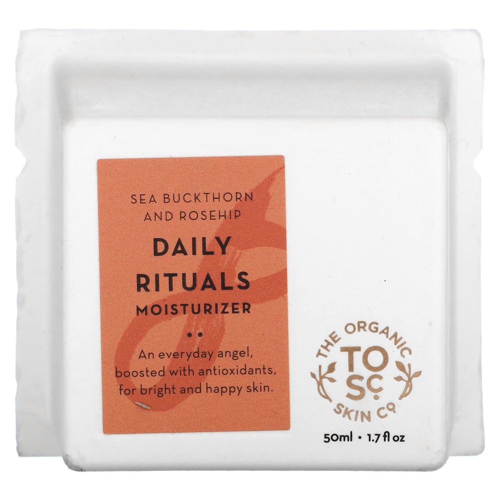 The Organic Skin Co., Увлажняющее средство Daily Rituals, облепиха и шиповник, 50 мл (1,7 жидк. унц.)