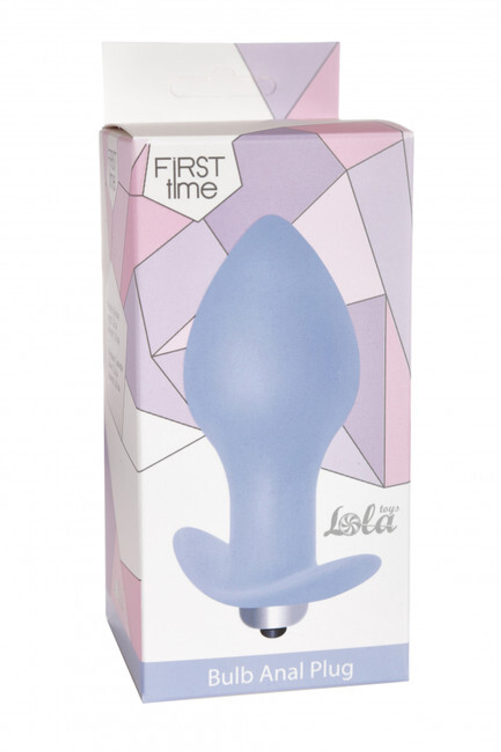 Анальная силиконовая пробка с вибрацией Bulb Anal Plug (10 см , нежно-голубой ) (Цвет: нежно-голубой)