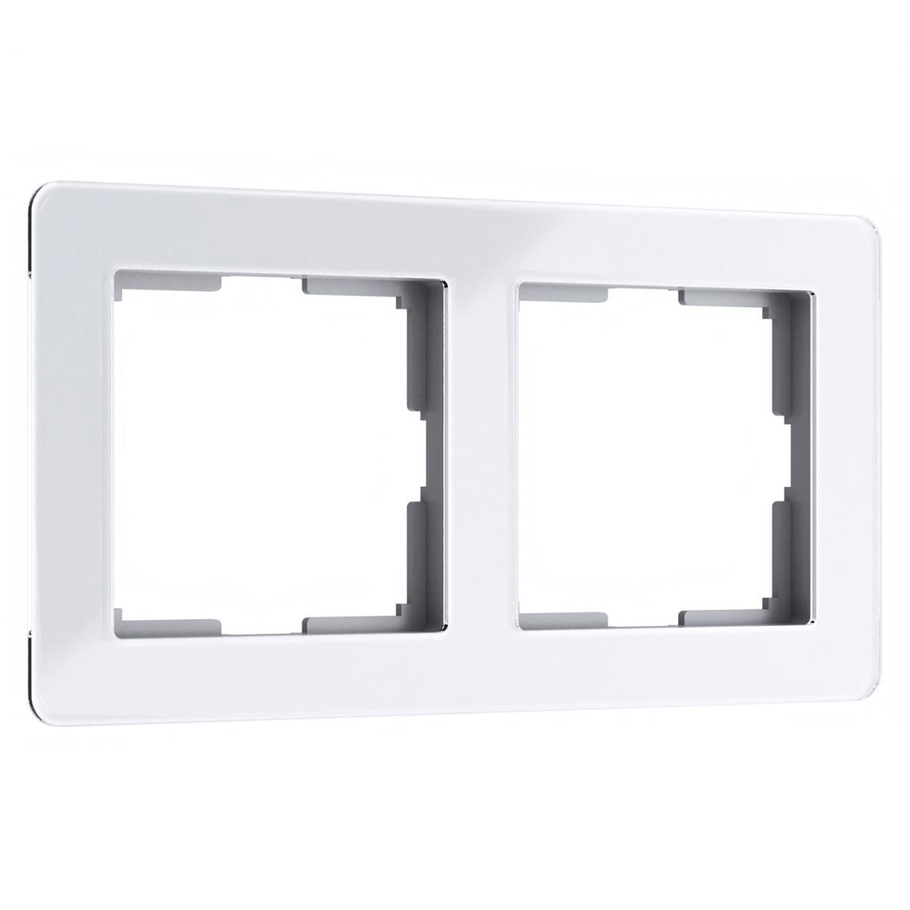 Рамка Werkel Acrylic на 2 поста белый W0022701 4690389184840