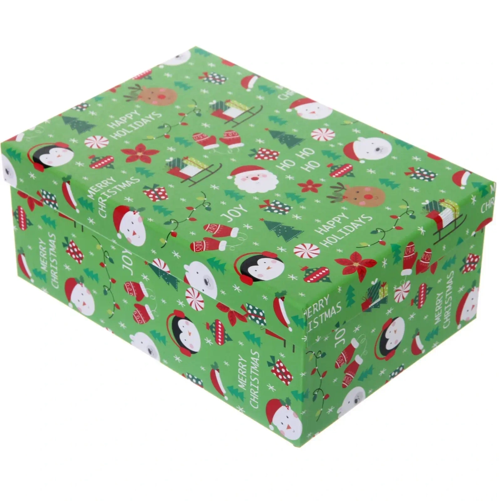 Коробка подарочная «Дедушка Мороз» 23*16*9,5 см