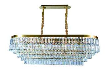 2752P/19A PLATING BRASS+CLEAR (1) Люстра (в 2-х коробках) NW