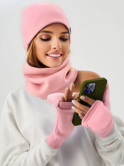 Снуд унисекс из футера с начесом