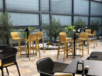 Стул пластиковый барный Net Stool