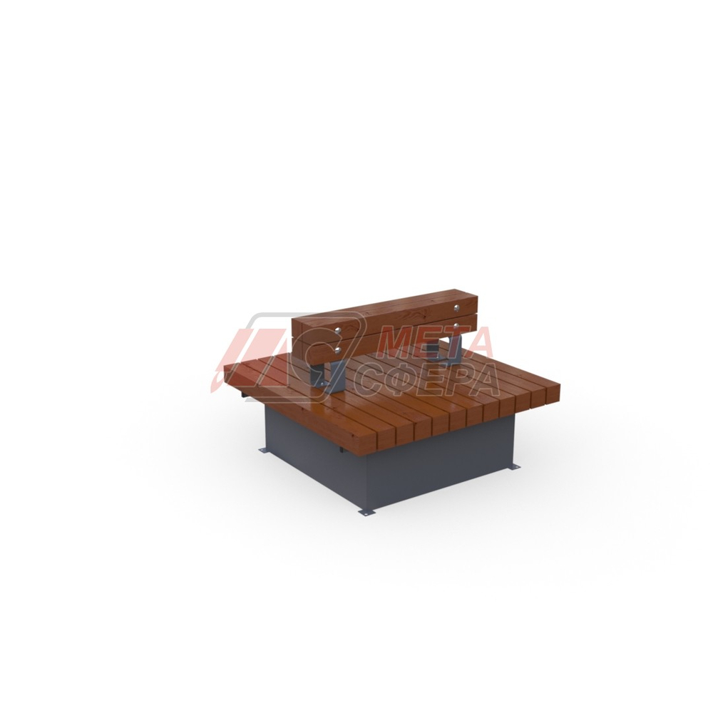 Скамейка Wood 120х120