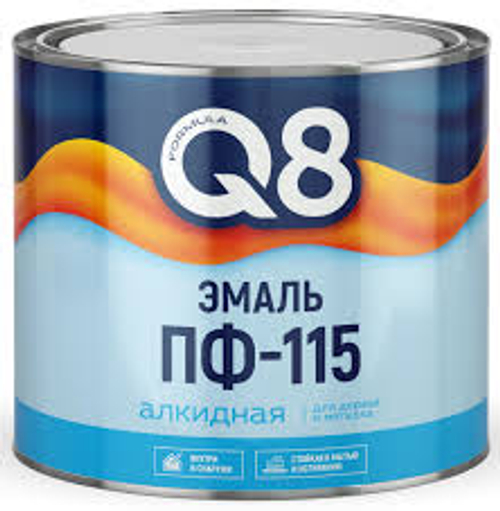 Эмаль ПФ-115 FORMULA Q8 салатная 1,9кг