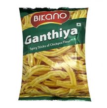 Закуска индийская Bikano из нутовой муки Ganthiya 200 г, 2 шт