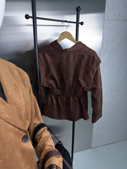 Куртка-пиджак женcкий артикул 989 цвет "шоколад"