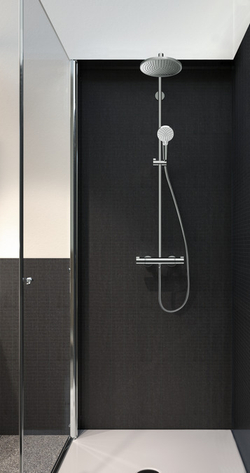 Душевая система Hansgrohe Crometta S 240 1jet Showerpipe 27267000 с термостатом