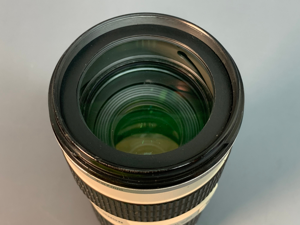 Canon EF 70-200mm 4L USM Затертость на линзе