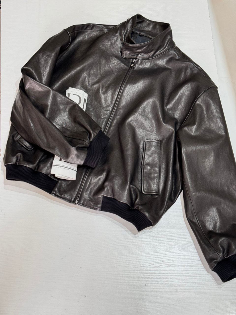 Кожаная куртка Prada