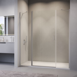 Душевая дверь RGW LE-009 (LE-004 + Z-09+профиль A-14) (Прозрачное, 1700)