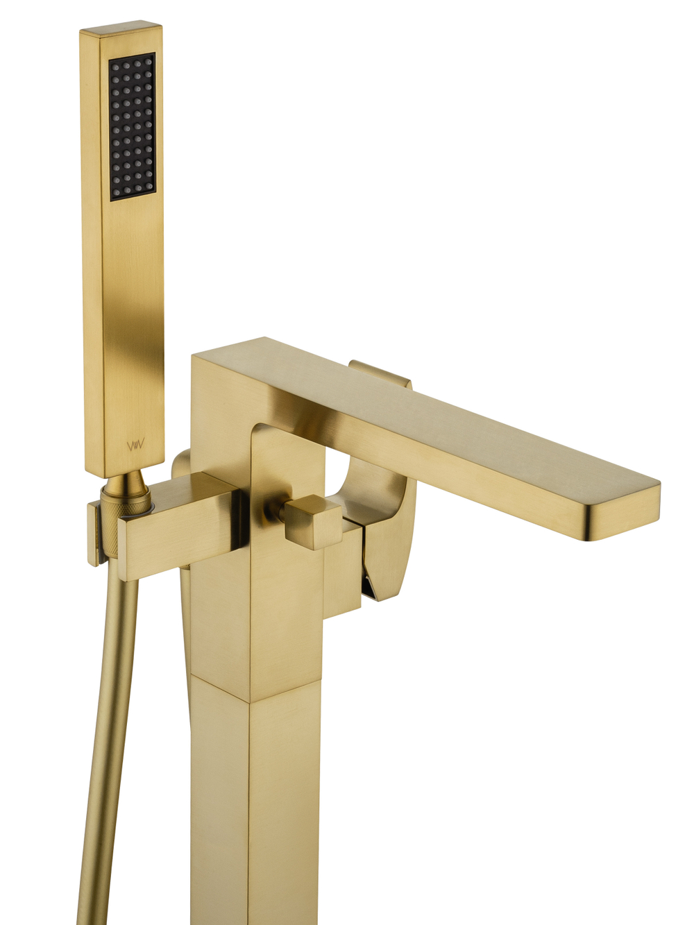 Смеситель для ванны напольного монтажа WONZON & WOGHAND FIT, Брашированное золото (WW-88649009-BG)