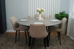 Стол керамический "Раунд" (Серый), ДСВ-Мебель, г. Пенза