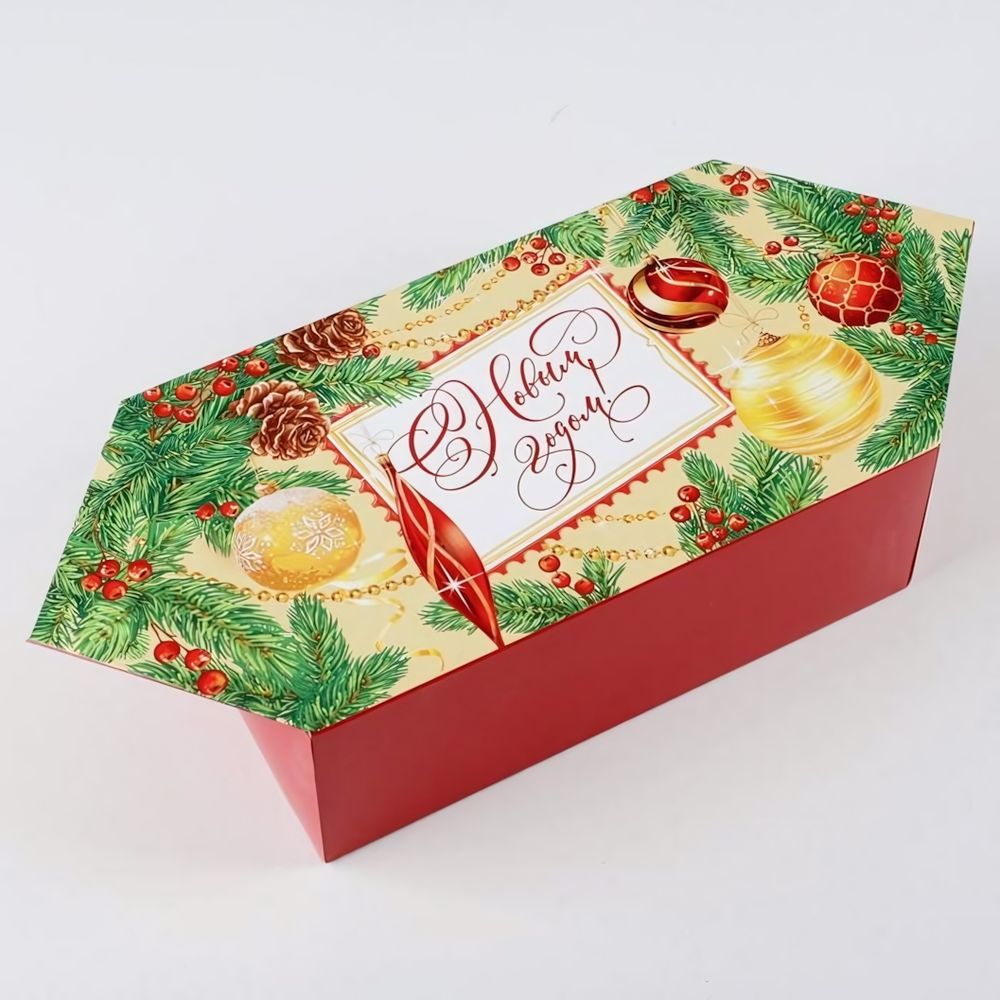 Коробка‒конфета подарочная 14х22х8 «Советская» (Дарите Счастье)