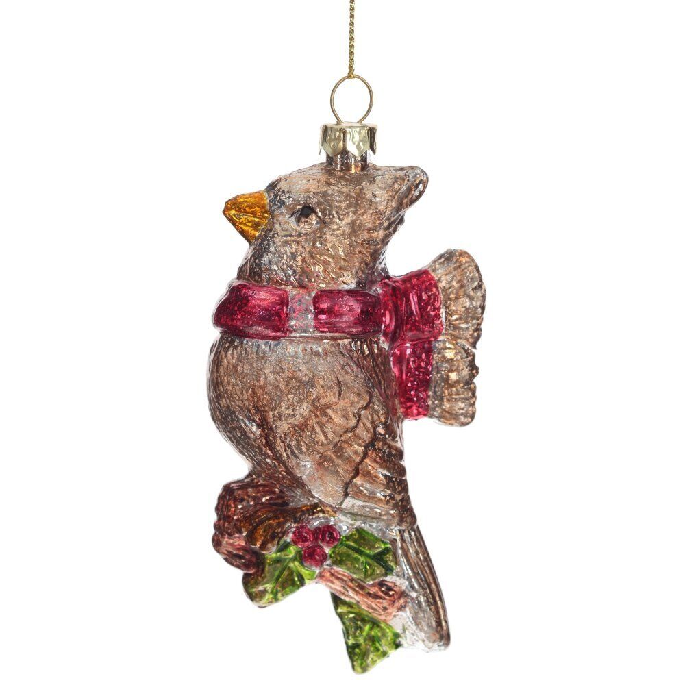 GAEM Украшение новогоднее "Птичка", L8 W5 H13 см, 4в.