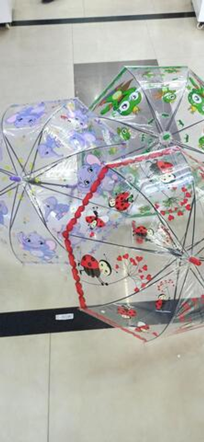 Зонт Животные 6 микс рисунков, д-75 см, длина 65 см, с-30190