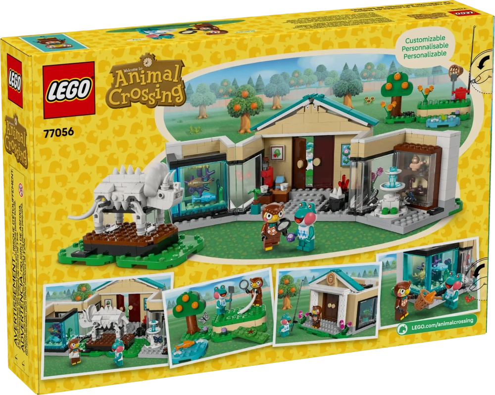 Конструктор LEGO Animal Crossing 77056 Музейная коллекция Блатерса