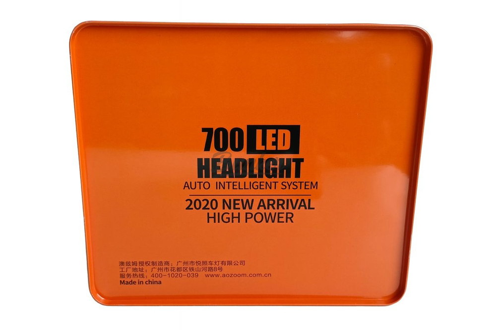 Светодиодная автолампа головного света Aozoom KLH-02/9006 с вент-ром, 6500К, без помех на радио