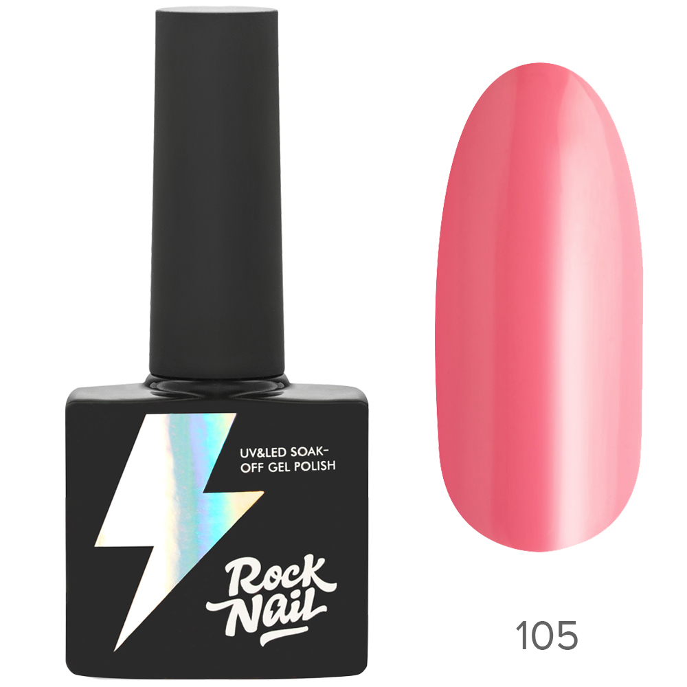 Гель-лак RockNail Basic 105 Innocent Blush, 10мл.