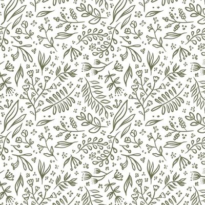 Зелень на белом 2.