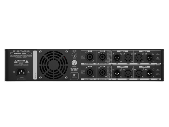 CVGAUDIO DX-4600 профессиональный четырехканальный усилитель мощности класса — D