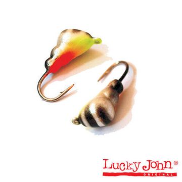 Мормышка вольфрамовая Lucky John МУРАВЕЙ крашеная с петелькой 030/56