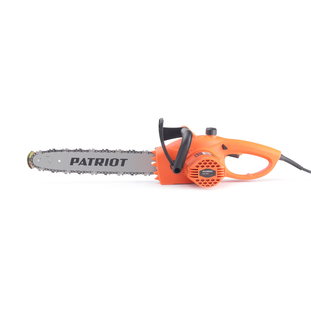 Пила цепная электрическая PATRIOT ESP 1614 1,5 кВт, шина 14"/ 35 см , поперечный двигатель, без инерц. тормоза цепи, защита от обратного удара