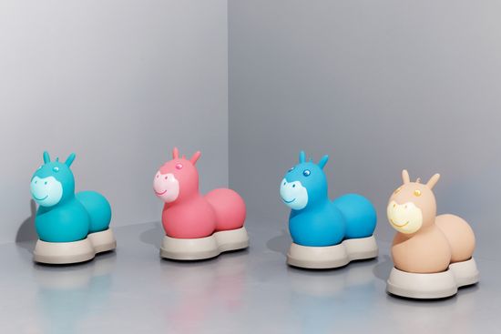 Надувной прыгун-каталка Micro Air Hopper II, аква