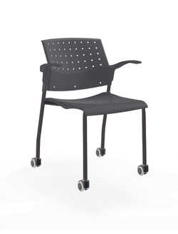 Movie стул на 4 ногах и колесах