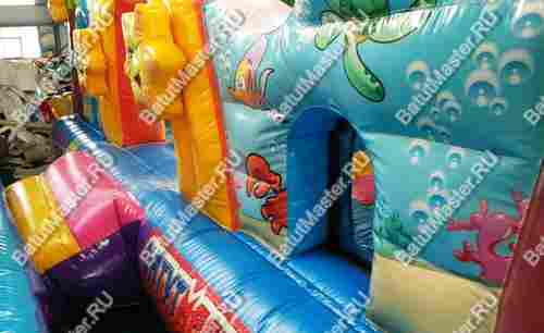 Коммерческий надувной батут "На морском дне" 15*7*8 м