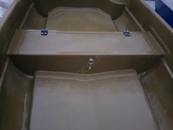 Лодка стеклопластиковая СТЕЛС 315М ( с рундуком )