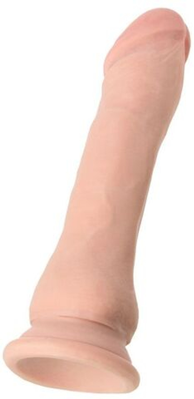 Телесный фаллоимитатор-реалистик Quentin - 21 см. (Цвет: телесный)