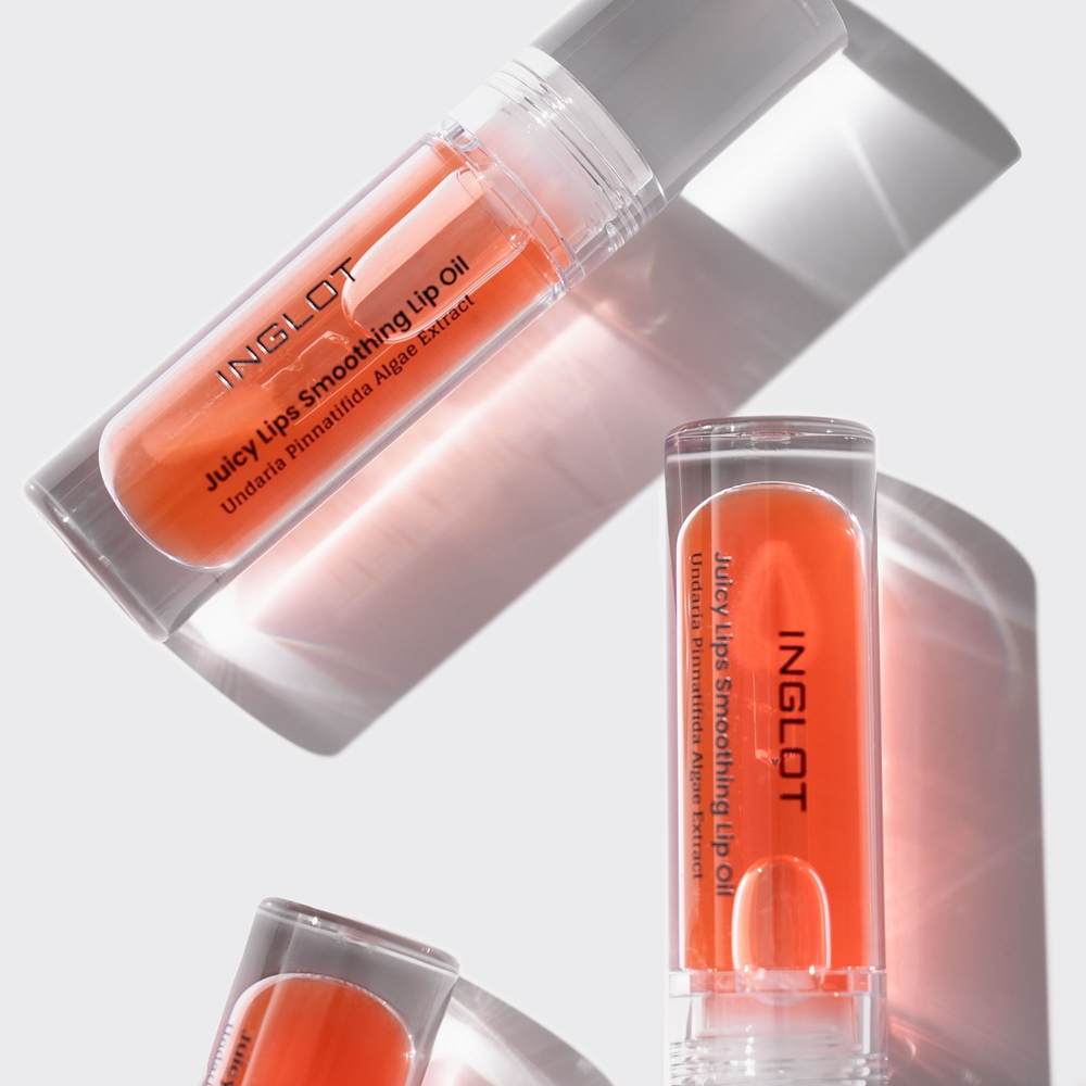 Inglot Juicy Lips Smoothing Lip Oil - Блеск для губ: олейк навильжающий до уст оттенок Sweet Orange, 4 ml