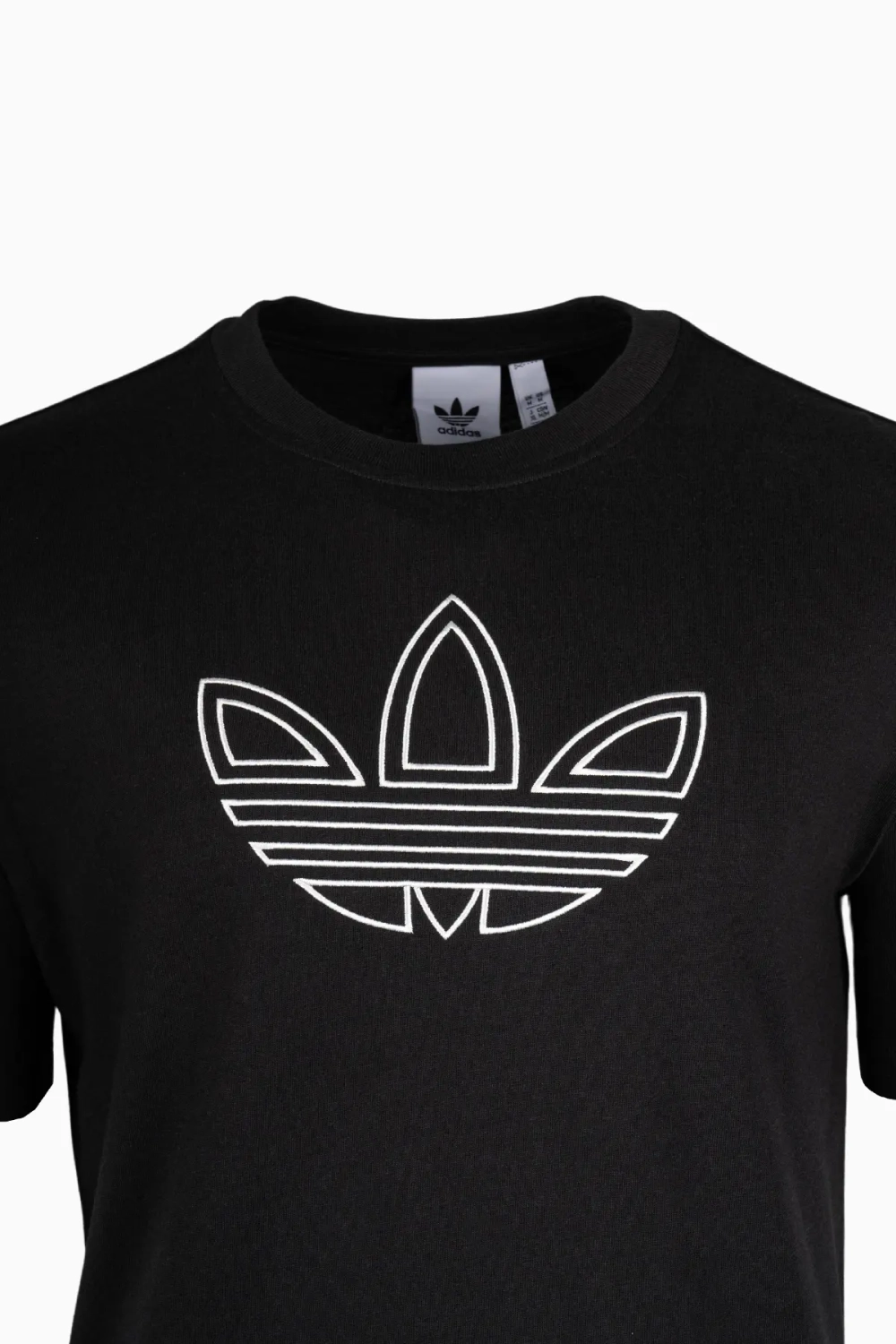 Футболка adidas Outlined Trefoil - черный