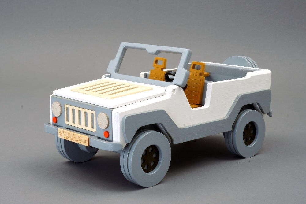 Внедорожник Off-Road от TARG - деревянный конструктор, сборная модель, 3d пазл