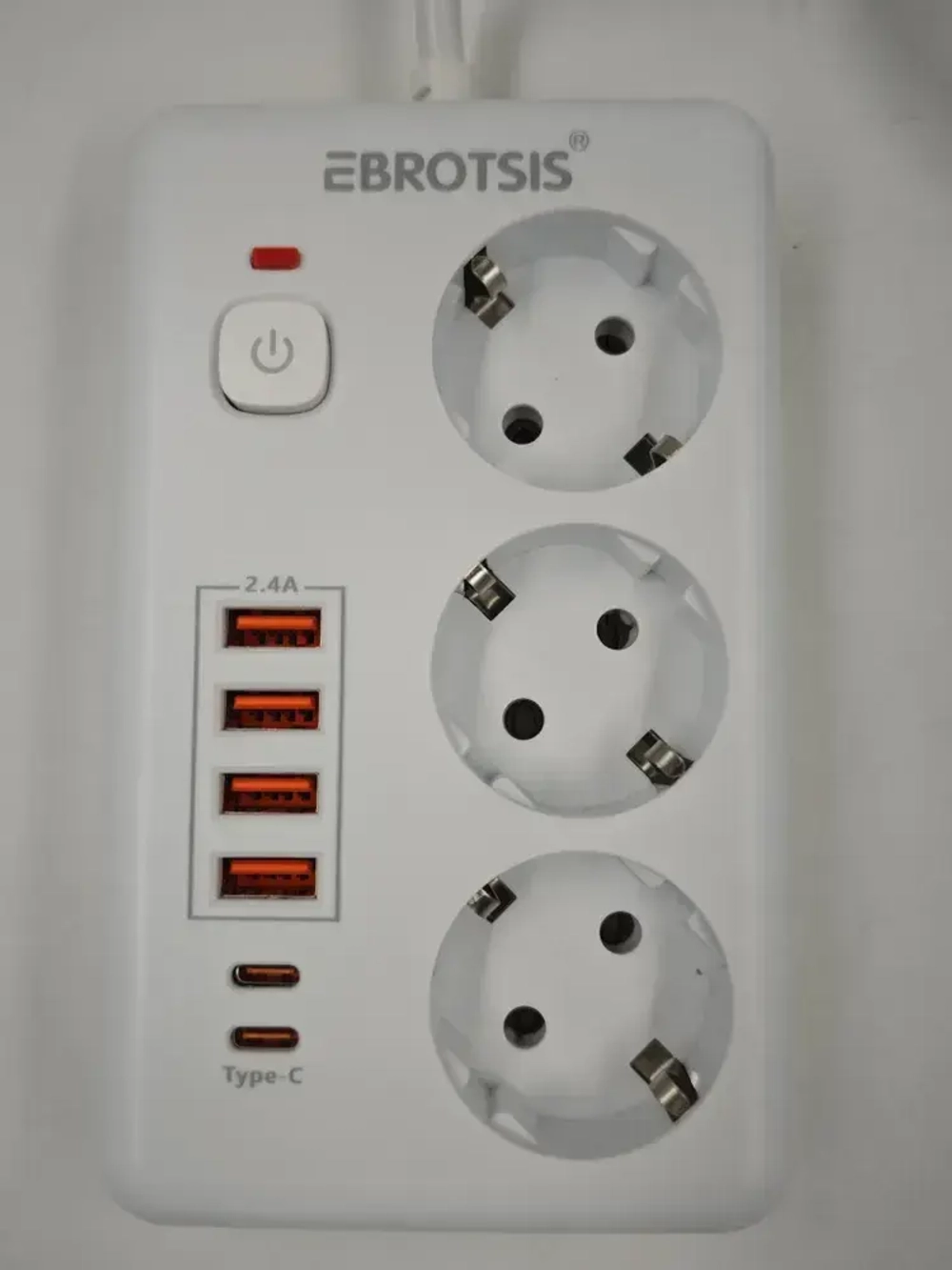 Сетевой фильтр Artdem удлинитель сетевой 5м, с предохранителем, 4000 Вт, 5 метров, 3 розетки