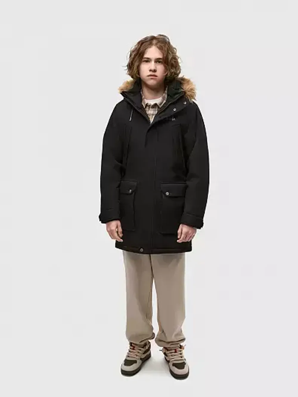 Парка подростковая ANAVGAJ NORPPA чёрный