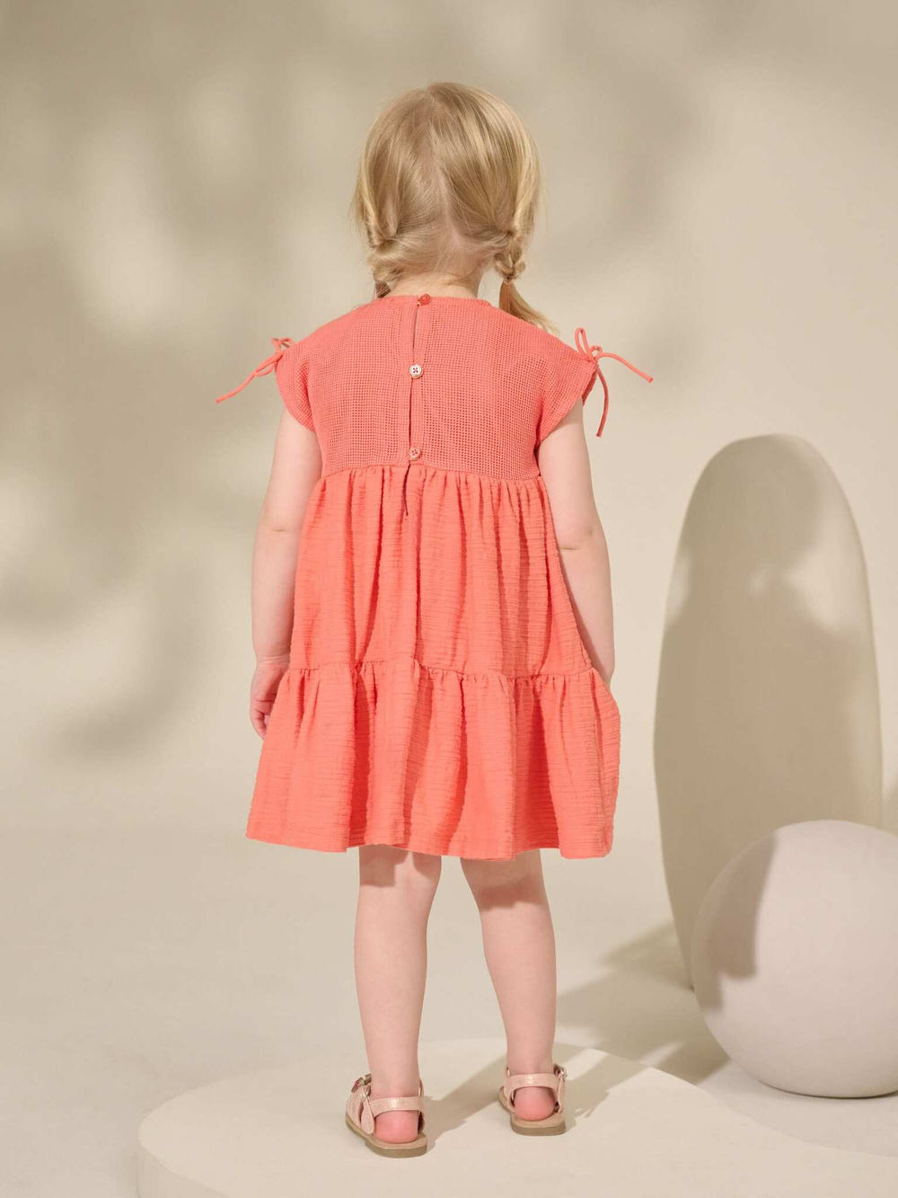 Платье для девочки Next AG9-794, Персиковый